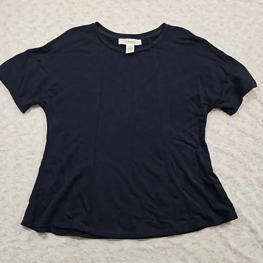 Workshop Republic Clothing Women's small blue blouse office, business, dressy